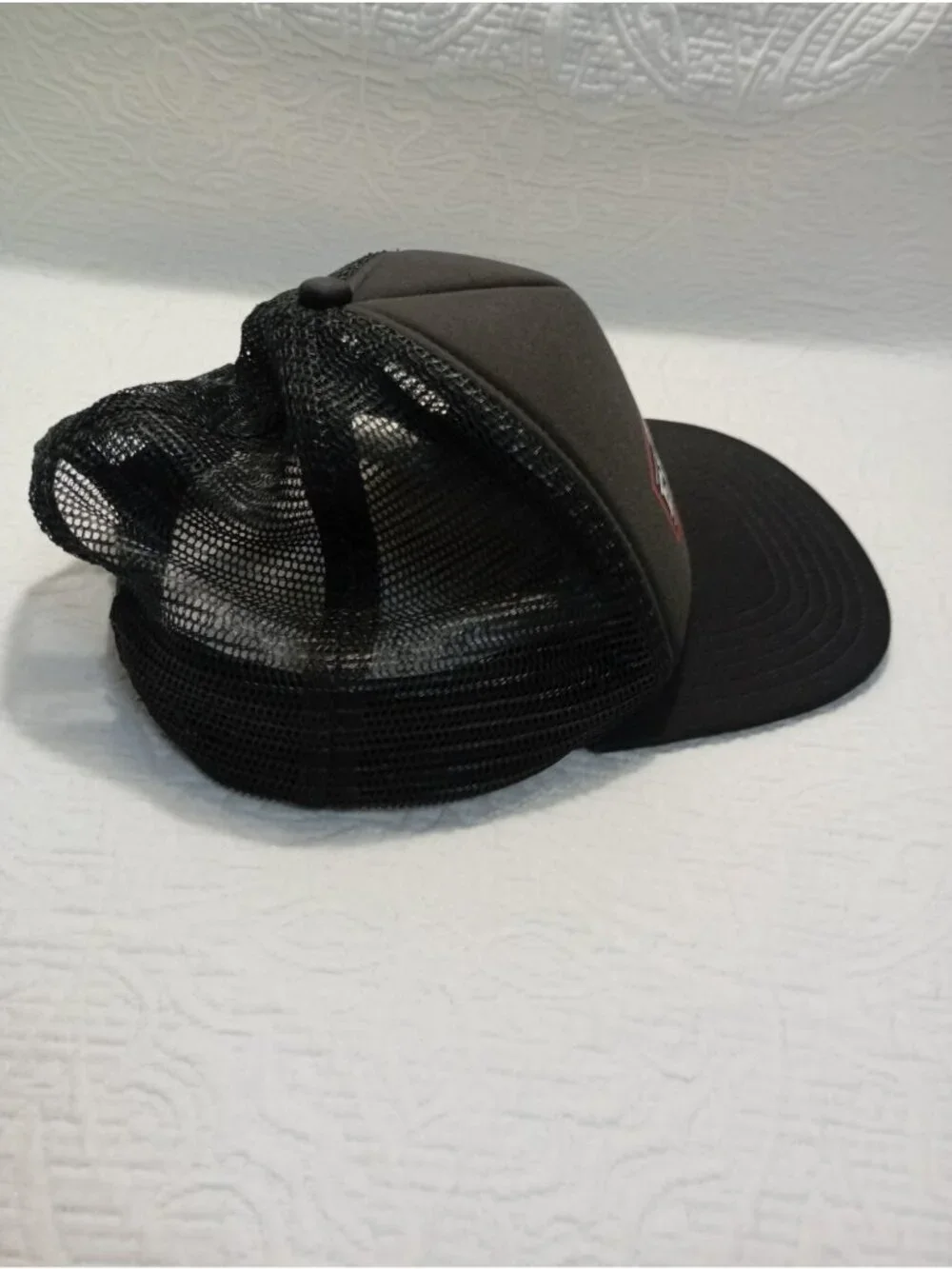 Element Black Mesh Trucker Hat Snapback Adjustable Logo Design